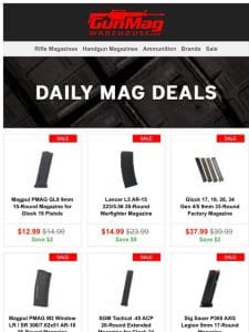 Tuesday Deals You Don’t Want To Miss | Magpul PMAG GL9 9mm 15rd Glock 19 Mag for $13