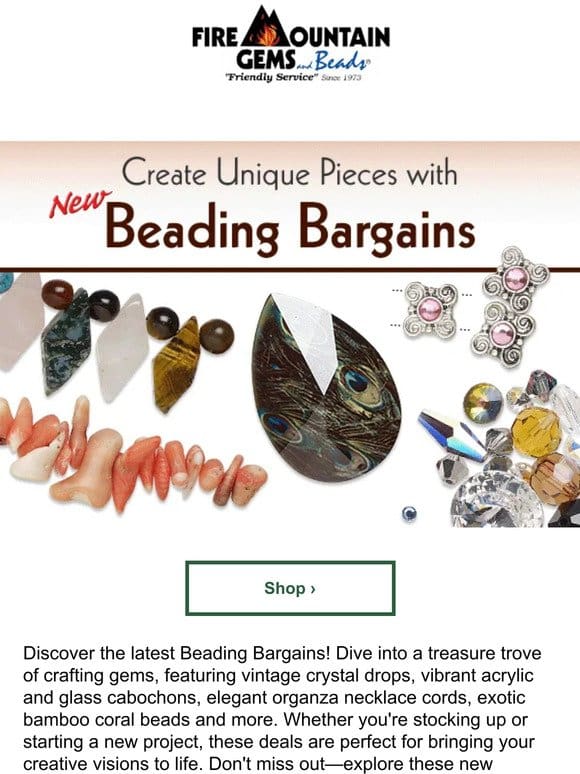 Unleash Creativity with NEW Beading Bargains!