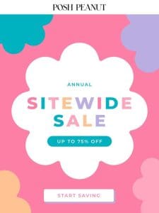 Up To 75% Off… SITEWIDE! ?