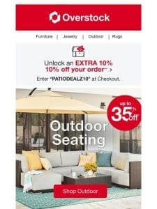 Up to 35% Off! Take the Party Outside