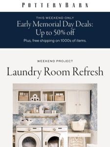 Up to 50% off Early Memorial Day Deals