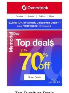 Up to 70% off! Memorial Day Deals Are HERE!