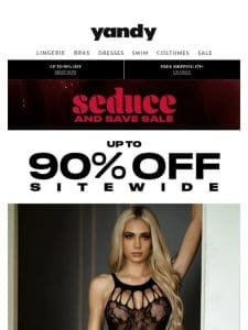 Up to 90% Off Sitewide? That’s Hot