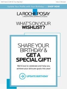 Update Your Birthday in Your Account