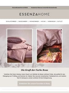 Verliebt in die Farbe Rosa