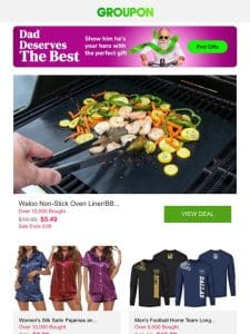 Waloo Non-Stick Oven Liner/BBQ Mat (2 or 4 pack) and More