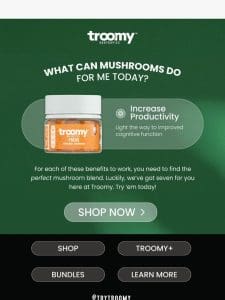 What Can Mushrooms Do for Me Next?