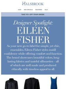 Why We Love: Eileen Fisher