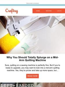 Why You Should Totally Splurge on a Mid-Arm Quilting Machine