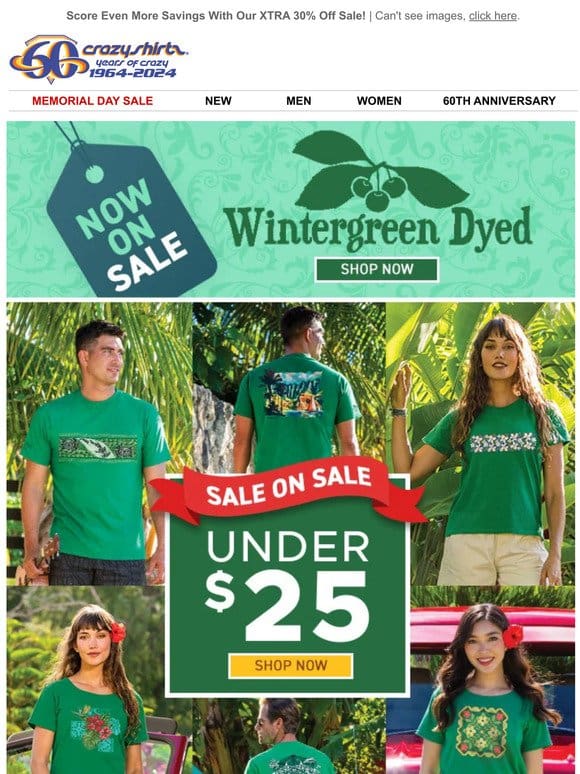 Wintergreen Dyed Delights Under $25!