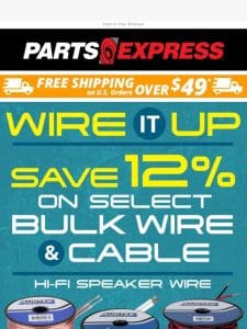 Wire it up and SAVE!