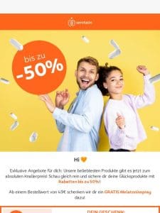 Wochenend-Deals – bis zu 50% sparen