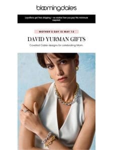 Wow Mom with David Yurman