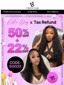 Yess，Here! Easter Day×Tax Refund！??