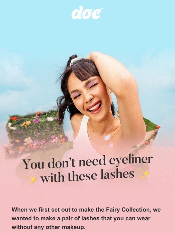 You don’t need eyeliner with these lashes