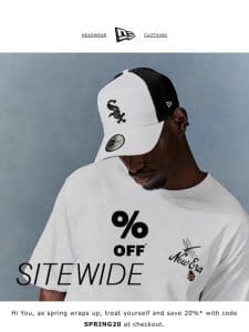 Your 20% Off* Sitewide