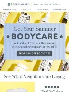 Your Favorite Bodycare is On Sale!