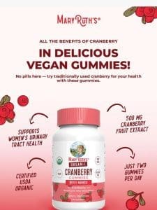 Your NEW favorite cranberry supplement