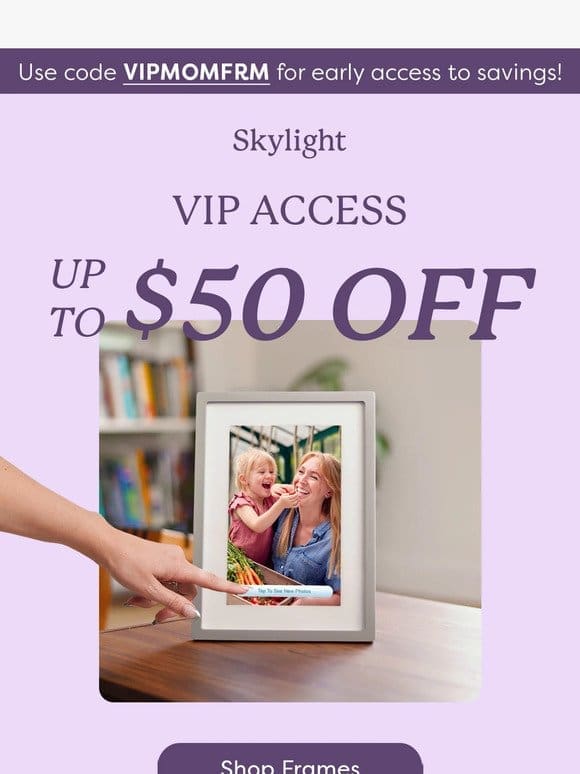 Your VIP discount on Skylight Calendar!