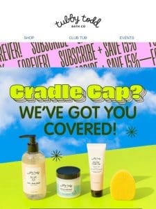 Your cradle cap solution (on sale!)