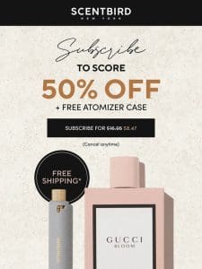 You’ve Been Selected: 50% Off + Free CASE