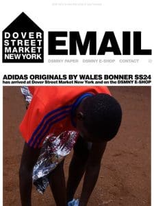 adidas Originals by Wales Bonner SS24 collection has arrived at Dover Street Market New York and on the DSMNY E-SHOP
