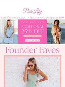 founder faves: Tori’s top picks!