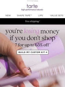 up to 65% off makeup?!