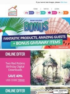 —， 40% off Two Red Robins birthday downloads