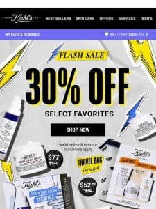 —， Flash Sale is ON! 30% OFF Facial Fuel Moisturizer & So Much More