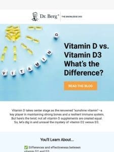 ☀️ Let’s Talk “D”-tails: Vitamin D3 Decoded!