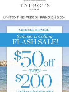 ⚡ FLASH SALE ⚡ $50 off + MORE