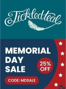 ✨  Memorial Day Sale  ✨