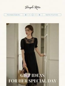 【Code: LOVEHER】Gift Ideas for Her Special Day?