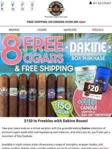 ️ $150 In Freebies with Dakine Boxes!  ️