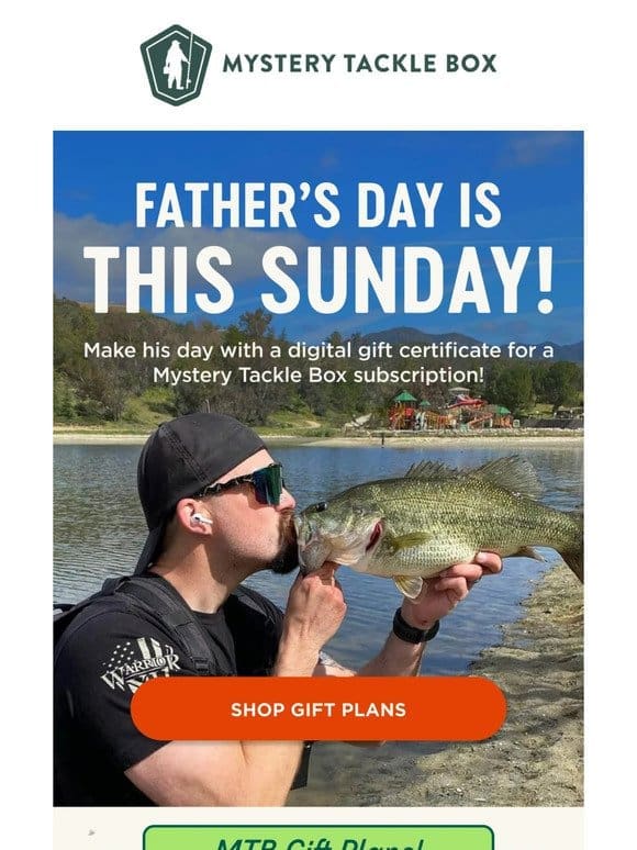#1 Gift for Dads…a Mystery Tackle Box Gift Plan