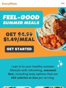 $1.49/meal | Saving money   More variety