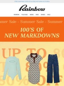 100’s Of Markdowns Up To 80% OFF ⏳⌛ Going， Going…
