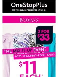 $11 each @ Roaman’s