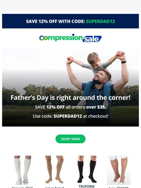12% Off For Father’s Day!
