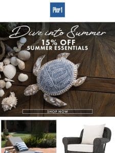 15% Off Outdoor Furniture Dive into Summer!