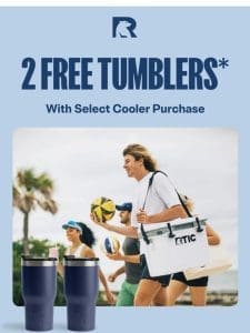 2 FREE Tumblers Inside