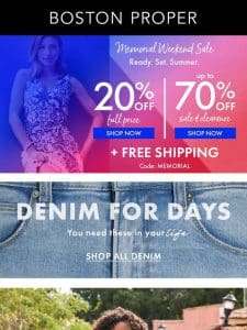 20%-EXTRA 40% OFF plus FREE SHIPPING