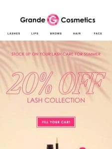 20% OFF LASH COLLECTION