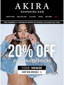 20% OFF!!