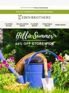 ?? 20% OFF for the 1st Day of Summer