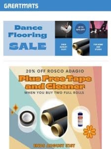 20% Off Adagio + Free Tape & Cleaner = Don’t Miss Out!