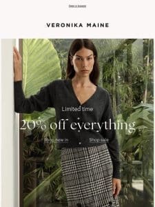 20% Off EVERYTHING