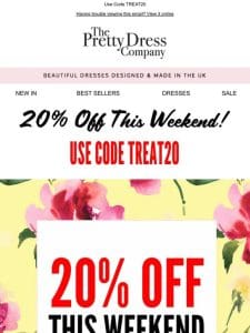 20% Off This Weekend