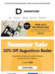 20% off Augustinus Bader — The Summer Sale is HERE